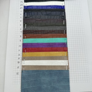 Diseño clásico de cocodrilo PU Faux Leather Multi-Color Artificial Relieve Productos listos Patrón terminado - Product Image 3