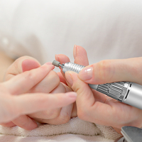 Jimdoa 2 en 1 dépoussiéreur d'ongles portable et perceuse à ongles avec filtre