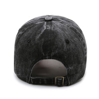Casquette de baseball unisexe en toile de coton délavée à pois léopard style coréen, effet vieilli, pour le printemps et l'automne, chapeau de soleil tendance style cowboy