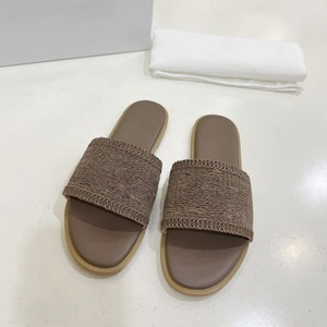 Sandalias de Playa Tejidas Étnicas para Mujer, Verano 2026, Planas, con Suela Suave de EVA, Antideslizantes, Cómodas, para Exteriores - Product Image 3