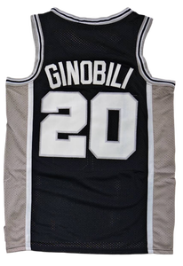 Camisetas de Baloncesto Cosidas Nuevas y Económicas 2026, 21 Duncan, 20 <span class=keywords><strong>Ginobili</strong></span>, 50 Robinson - Product Image 5