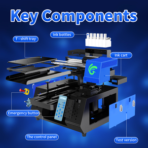 Impresora Plana A3 de Bajo Costo para Prendas de Vestir, Máquina de Impresión de Camisetas de Algodón 2840 con 2 Cabezales de Impresión XP600 - Product Image 2
