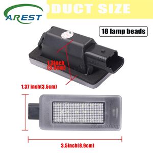 Para Peugeot 207 <span class=keywords><strong>CC</strong></span> 208 2008 308 II 3008 I II 5008 II Citroen C3 C4 C5, luz LED para matrícula, iluminación de registro de etiquetas Canbus - Product Image 3