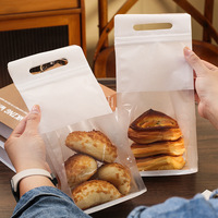 Sacs d'emballage en coton auto-scellants et refermables pour snacks, pain, bonbons, biscuits, nougats, produits de boulangerie, aliments pour animaux de compagnie, sushis (demi-pouces et pouces entiers)