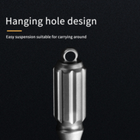 Destornillador de Bolsillo Portátil de Titanio TGZUO, Herramienta Manual Compacta EDC para Reparación de Snowboard, Mantenimiento, OEM, ODM