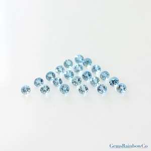 100% Aguamarina natural Tamaño libre Pera Corte Flatback Cabochon Piedra preciosa Piedras preciosas curativas genuinas Piedras preciosas a precios al por mayor - Product Image 4