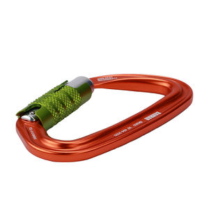 Mousqueton triple <span class=keywords><strong>action</strong></span> en forme de D forgé haute résistance, conçu pour la connexion d'équipements d'accès par <span class=keywords><strong>corde</strong></span> et de sauvetage incendie - Product Image 4