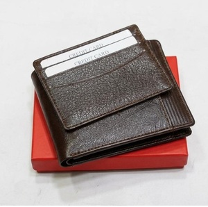 Tarjetero de Cuero Genuino Hecho a Mano, Minimalista, para Hombre y Mujer, Duradero, para Guardar Tarjetas de Crédito, en Venta - Product Image 2