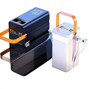 Cadeau pour garçon et fille, batterie externe 120W à charge super rapide, <span class=keywords><strong>200000</strong></span> mAh, PVC, câble intégré, sortie USB-A, streaming en direct en extérieur - Product Image 1