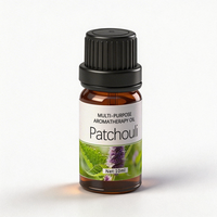 Huile Essentielle de Patchouli 100% Pure et Naturelle, Extraite par CO2, Distillée à la Vapeur, Répulsif Aromatique Contre les Moustiques, Vrac pour Bougies et Savons