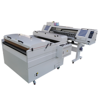 HJD Penjualan Panas I3200 Cetak Kepala 60Cm DTF T-shirt Printer dengan Bubuk Pengocok Pengering Otomatis