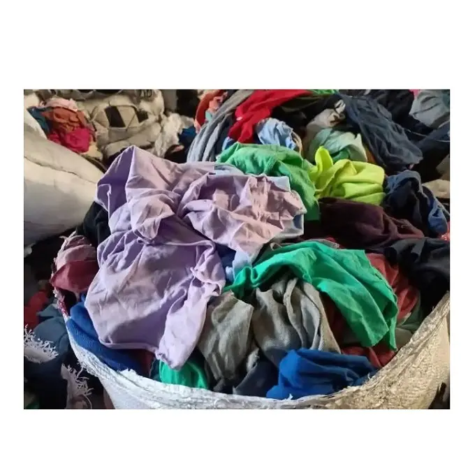 Tessuto per indumenti Multi colore misto di alta qualità rifiuti tessuti in spugna di colore scuro Swift fornitore del bangladesh prezzo all'ingrosso