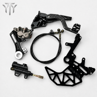 Hintere Fußbremsanlage für Surron Ultra Bee CNC 7075 Aluminium Performance Elektro-Dirt-Bike Racing Upgrade-Kit