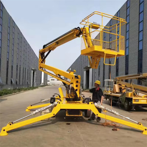 Highrise 16M 18M 20M Telescopische Aanhangwagen Gemonteerde Giek Lift Hoogwerker Hoogwerker <span class=keywords><strong>Platform</strong></span> Spider Trailer Lift - Product Image 6
