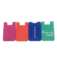 Promosi Dompet Silikon Ponsel Berkualitas Baik, Murah, Logo Custom, Tahan Lama, Fashion, Sablon