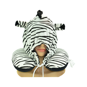 Phim hoạt hình anumal thiết kế trong nhà ngoài trời di động U hình dạng du lịch cổ gối với mui xe - Product Image 1