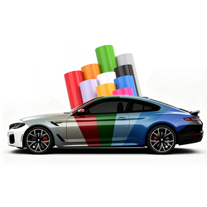 Película de PVC Mingtu de Lujo para Carrocería de Automóvil, 7.5mil, 1.52x17m, Negro Rojo, Protección UV, Superbrillante, Cambia de Color, Antiarañazos, Efecto Camaleón - Product Image 1