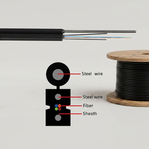GJYXCH Outdoor Selbsttragendes Drop-Kabel Singlemode G657A1 1 2 4 Adern Stahldraht-Messenger 1km für FTTH-Zugangsinstallation - Product Image 5