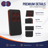 Control Remoto Universal Programable de 4 Botones y Multifrecuencia (280-868MHz) para Abridores de Puertas de Garaje