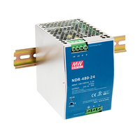 Alimentation électrique industrielle Meanwell NDR-480-24 480W 24V à sortie unique AC/DC sur rail DIN, haute puissance et économique