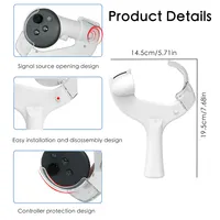 Adaptateur de Tennis de Table accessoires de jeu VR pour Meta Quest 3 contrôleur tactile poignée poignée jouant raquette de Ping-Pong améliorée