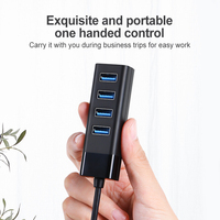 USB 3.0 5Gbps haute vitesse 4 ports adaptateur de station d'accueil pour ordinateur PC répartiteur de concentrateur USB pour disques durs clavier-Stock disponible