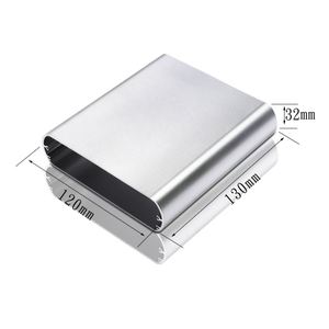EBM Customizable Extruded 6063 Aluminum Alloy Junction Box IP54 Protection <b>Sandblasted</b> Surface Electronic Enclosure (Model - Product Image 1