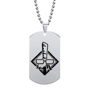 Anime <span class=keywords><strong>Jujutsu</strong></span> <span class=keywords><strong>Kaisen</strong></span> collana Satoru Gojo Geto Suguru titanio acciaio ciondolo Halloween moda uomo donna accessorio Cosplay - Product Image 3