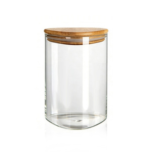 Organisateur de cuisine triangulaire pour sucre, sel, épices, herbes, aliments, grains de café, bocaux en verre avec couvercle en bambou hermétique, récipient - Product Image 6