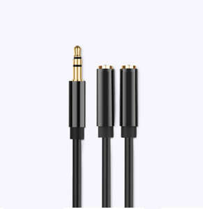 Divisor de auriculares estéreo doble divisor de auriculares de <span class=keywords><strong>2</strong></span> vías 3,5mm Y <span class=keywords><strong>Cable</strong></span> divisor de Audio para auriculares - Product Image 3