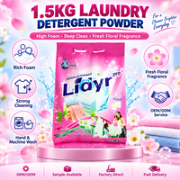 1.5kg OEM Marque Super Propre Lessive En Poudre Détergent Lessive En Poudre Savon Fabriqué en Chine Détergente Para Ropa