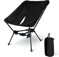 Chaise de randonnée pliable légère et portable, compacte pour le camping, la plage, l'alpinisme, le barbecue, la pêche