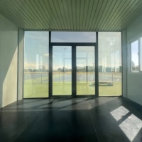 Cabine modulaire ADU en conteneur, studio préfabriqué extérieur pour jardin, unité de logement en conteneur Ray-Zen