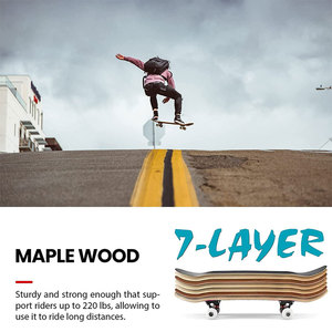 Beste Qualität Surf Skate Truck Bambus für Print <span class=keywords><strong>Skateboard</strong></span> Professional zum Verkauf 4 Wheels <span class=keywords><strong>Skateboard</strong></span> - Product Image 3