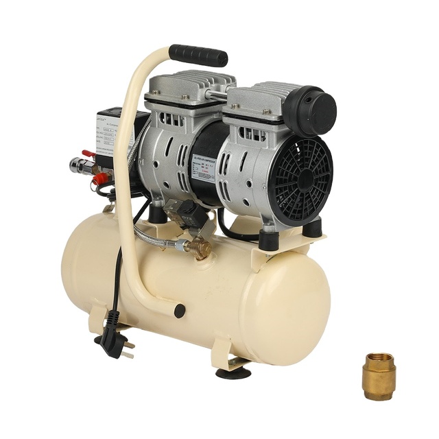 Portable 550W Small Oil-free Air Pump Silent 220V High Pressure Pump Air Compressor for Painting