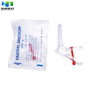 Hanheng spekulum vagina bedah, dengan sumber cahaya, spekulum vagina steril sekali pakai dengan sekrup Medium dengan sekrup Medium - Product Image 1