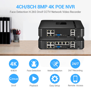 Xmeye VMS Venta caliente <span class=keywords><strong>8</strong></span> canales 8mp Ultra Hd <span class=keywords><strong>8</strong></span> Poe Nvr Kit Cámara DE SEGURIDAD <span class=keywords><strong>Cctv</strong></span> Sistema Network Video Recorder <span class=keywords><strong>Cctv</strong></span> Nvr Poe Nvr - Product Image 3