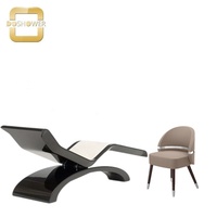 Chaise longue chauffante infrarouge à thermostat numérique avec réglage inclinable, design moderne, massage du dos et des pieds pour mobilier d'hôtel