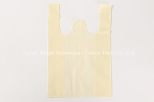 High Quality Custom W Cut Non-Woven Fabric T-Shirt <b>Bag</b> Printed Recycled PE Materials Supermarket Exhibitions Promotion Chuzhong - Product Image 5