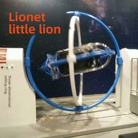 Équipement d'amusement à anneau roulant tridimensionnel, équipement d'entraînement anti-vertige pour musées scientifiques populaires, intérieur/extérieur