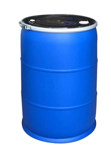 Fût en plastique <span class=keywords><strong>bleu</strong></span> de 200 kg avec anneau métallique, épaissi, à large ouverture, capacité de 200 L, résistant aux acides et aux alcalis, pour le stockage de produits chimiques et d'huiles - Product Image 6