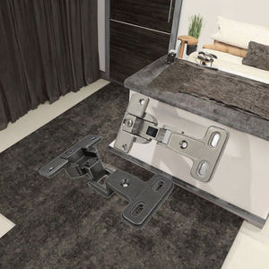 Charnière en alliage de zinc à finition <span class=keywords><strong>satin</strong></span>ée douce et élégante pour accessoires de quincaillerie de meubles de luxe - Product Image 3