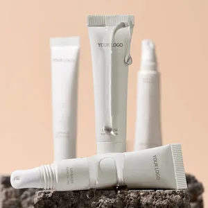 Großhandel natürliche Lippen behandlung Private Label Keramik Applikator Anpassen Feuchtigkeit spendende Bio Vegan Chaps tick Lippen balsam (neu) - Product Image 1