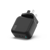 Charger USB GaN 65W Colokan EU/UK, Pengisi Daya Dinding Quick Charge PD QC3.0 Pengisian Cepat untuk iPhone, Samsung, Laptop, Tablet, OVP, OTP