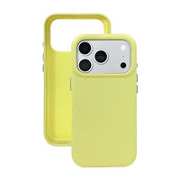 Coque de téléphone antichoc et antidérapante en grain de litchi style coréen, magnétique et durable pour iPhone Pro Max 15 16 17 18