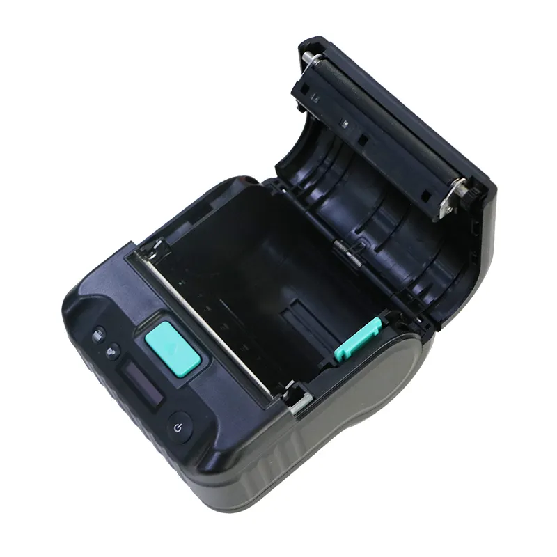 Printer termal portabel gigi biru nirkabel seluler 80mm untuk pencetakan stiker Label