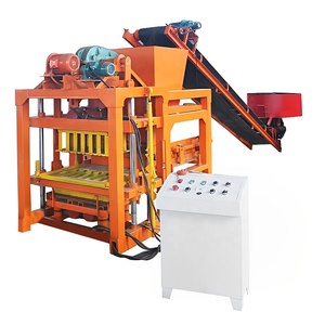 QT4-28 8 inch lồng vào nhau sản xuất gạch xi măng bê tông rỗng Khối Máy Làm tự động - Product Image 2