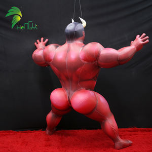 Dessin animé Muscle Man fitness figure PVC modèle jouet poupée <span class=keywords><strong>gonflable</strong></span> Cornu mal <span class=keywords><strong>homme</strong></span> <span class=keywords><strong>gonflable</strong></span> diable pour l'affichage - Product Image 5