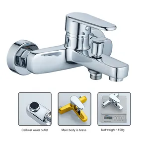 Robinet de douche de baignoire durable avec la résistance à la corrosion et la conception économiseuse d'eau - Product Image 4