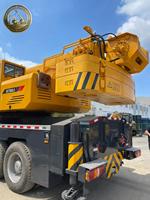Grue de chantier XCT80L5 d'occasion, éprouvée sur le terrain, grue mobile hydraulique de 80 tonnes pour les travaux d'infrastructure